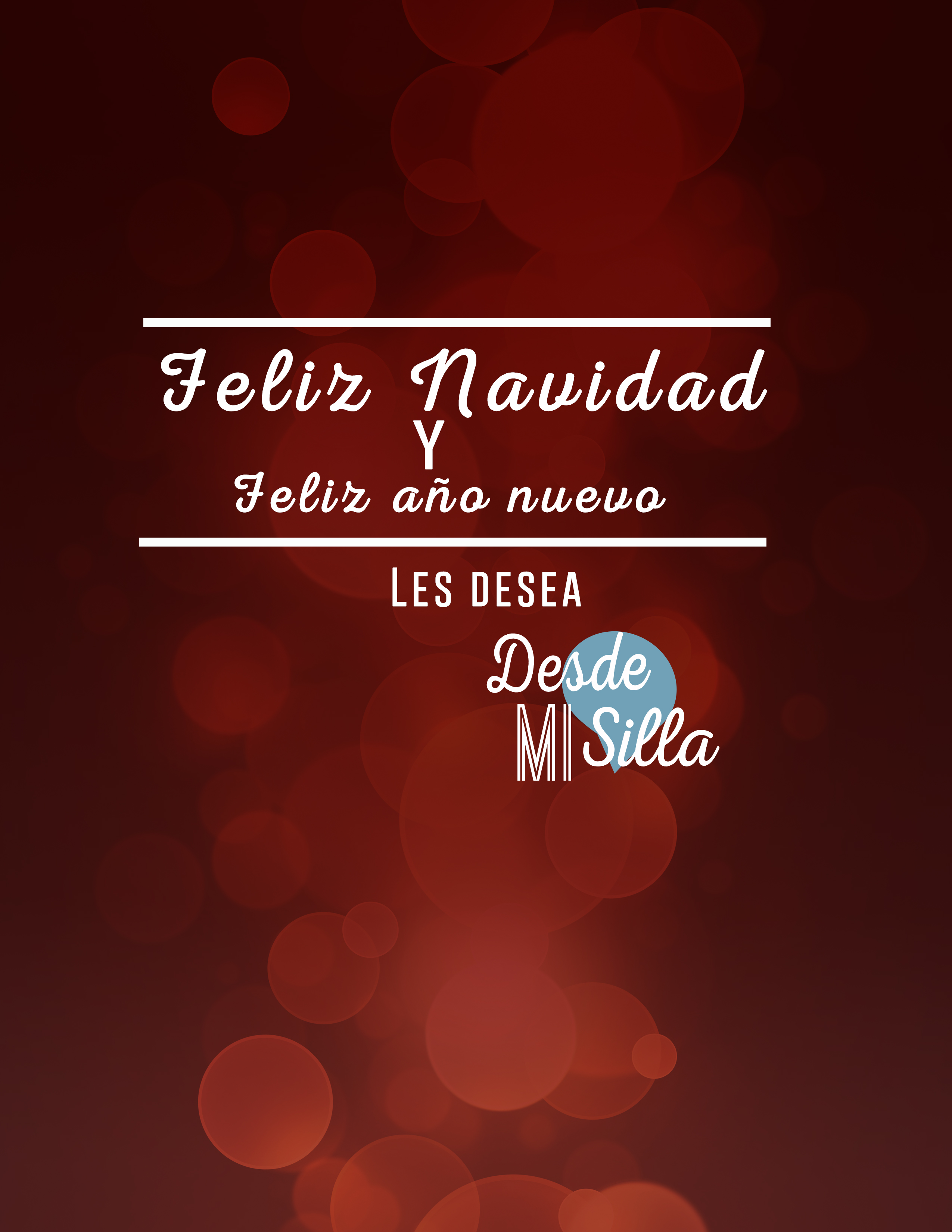 feliz navidad y feliz año nuevo – Desde Mi Silla